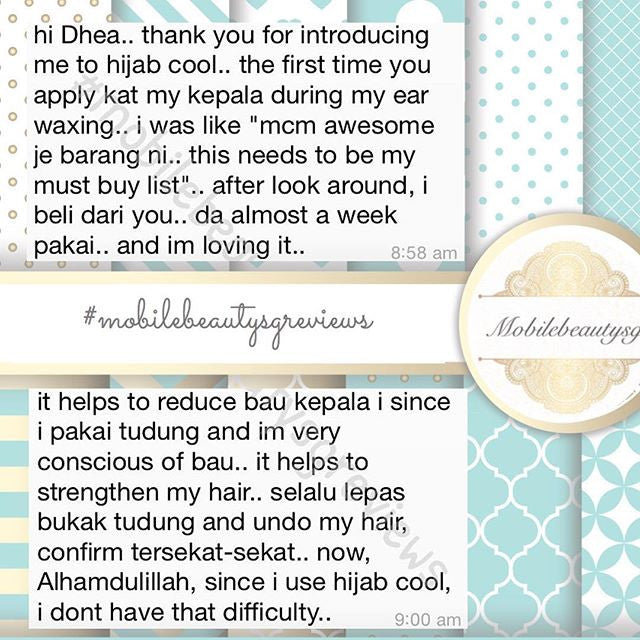 Keep your hair cool & fresh with cool hijab!